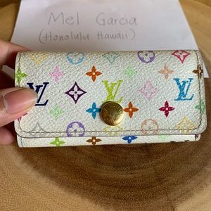 Louis Vuitton Multicolor 4 key holder